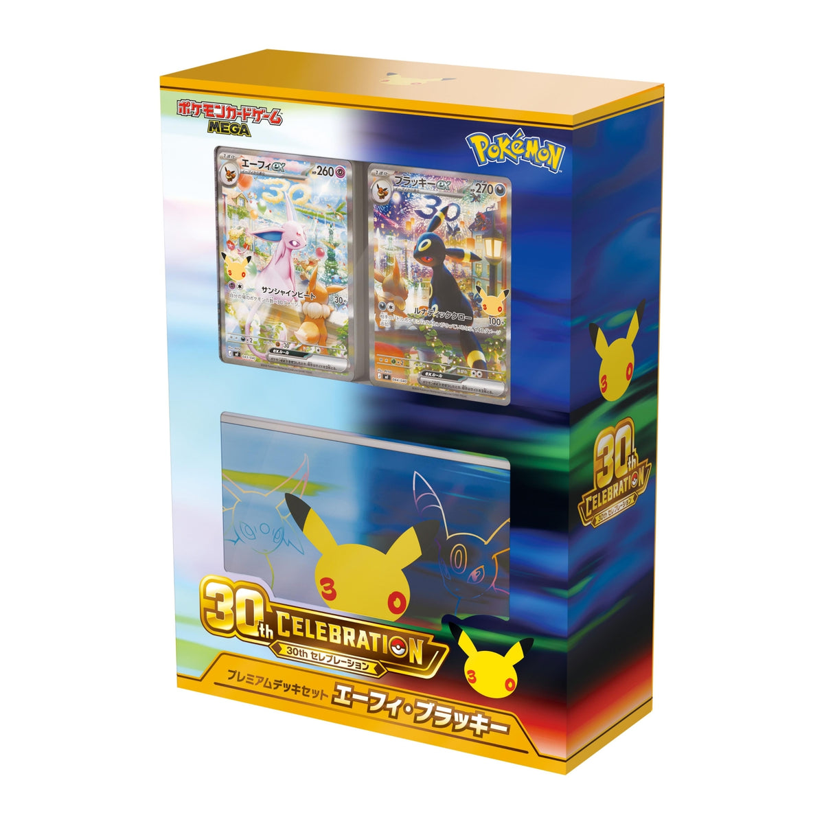 Pokémon TCG: MEGA 30th CELEBRATION Premium Deck Set Espeon & Umbreon - NEW/Sealed (2026/09/16)