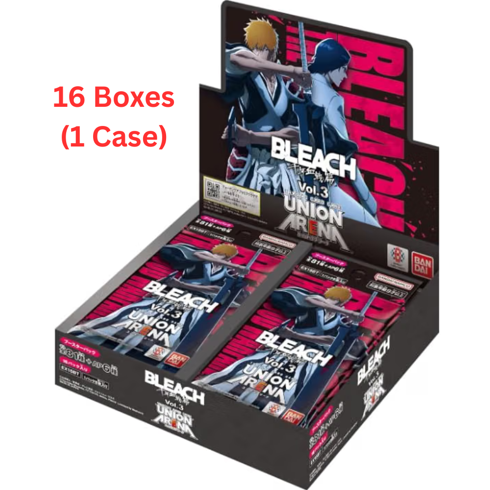 UNION ARENA TCG:(1 Case) BLEACH Thousand-Year Blood War Vol.3 [EX15BT] Booster BOX - Japanese - NEW/Sealed (2026/09/11)