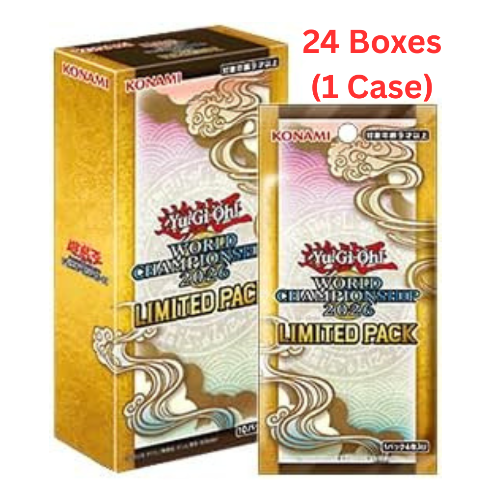 Yugioh TCG: (1 Case) LIMITED PACK WORLD CHAMPIONSHIP 2026 BOX - NEW/Sealed (2026/08/29)