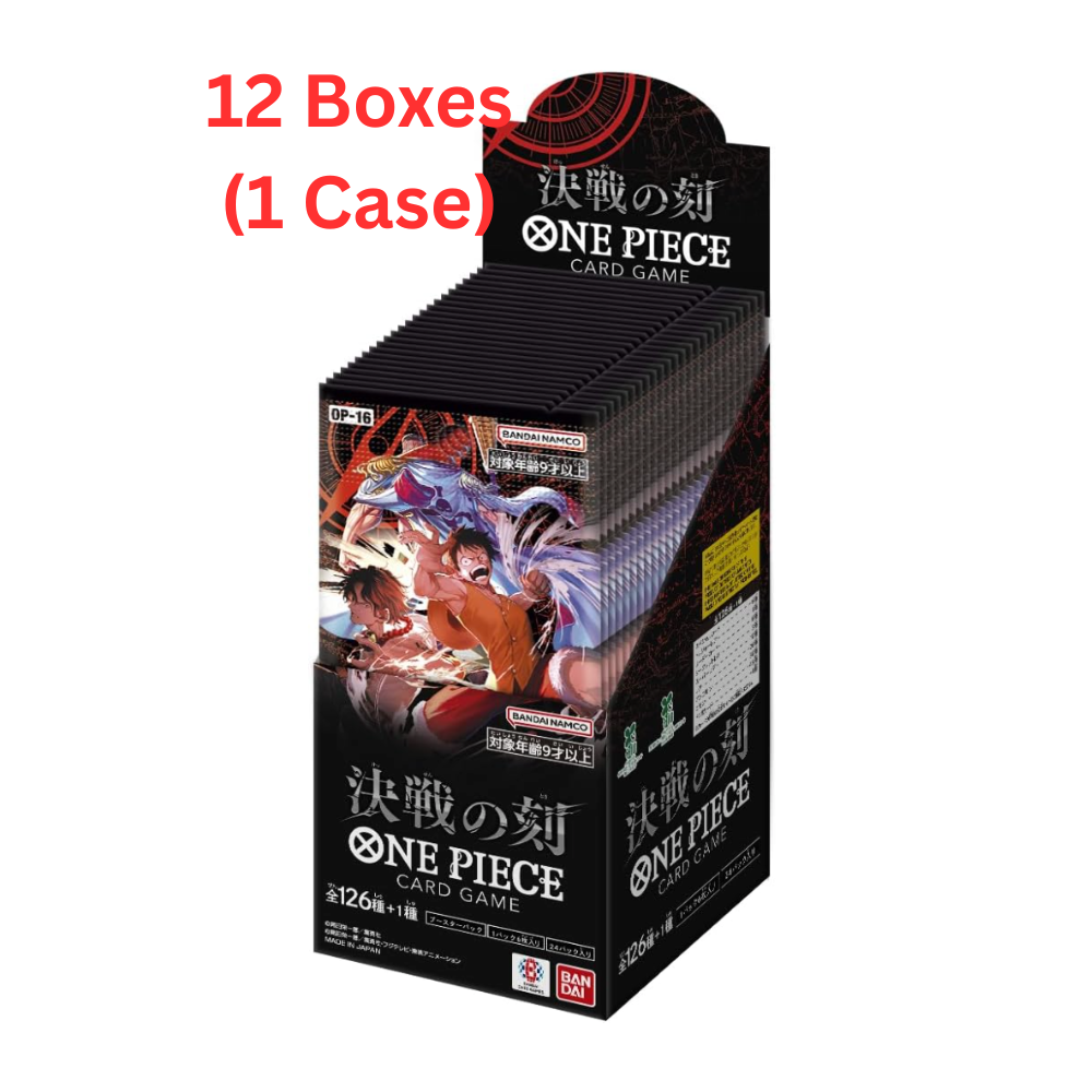 One Piece TCG: [Pre-order] (1 Case) The Time of Battle [OP-16] BOX - New (2026/05/30)