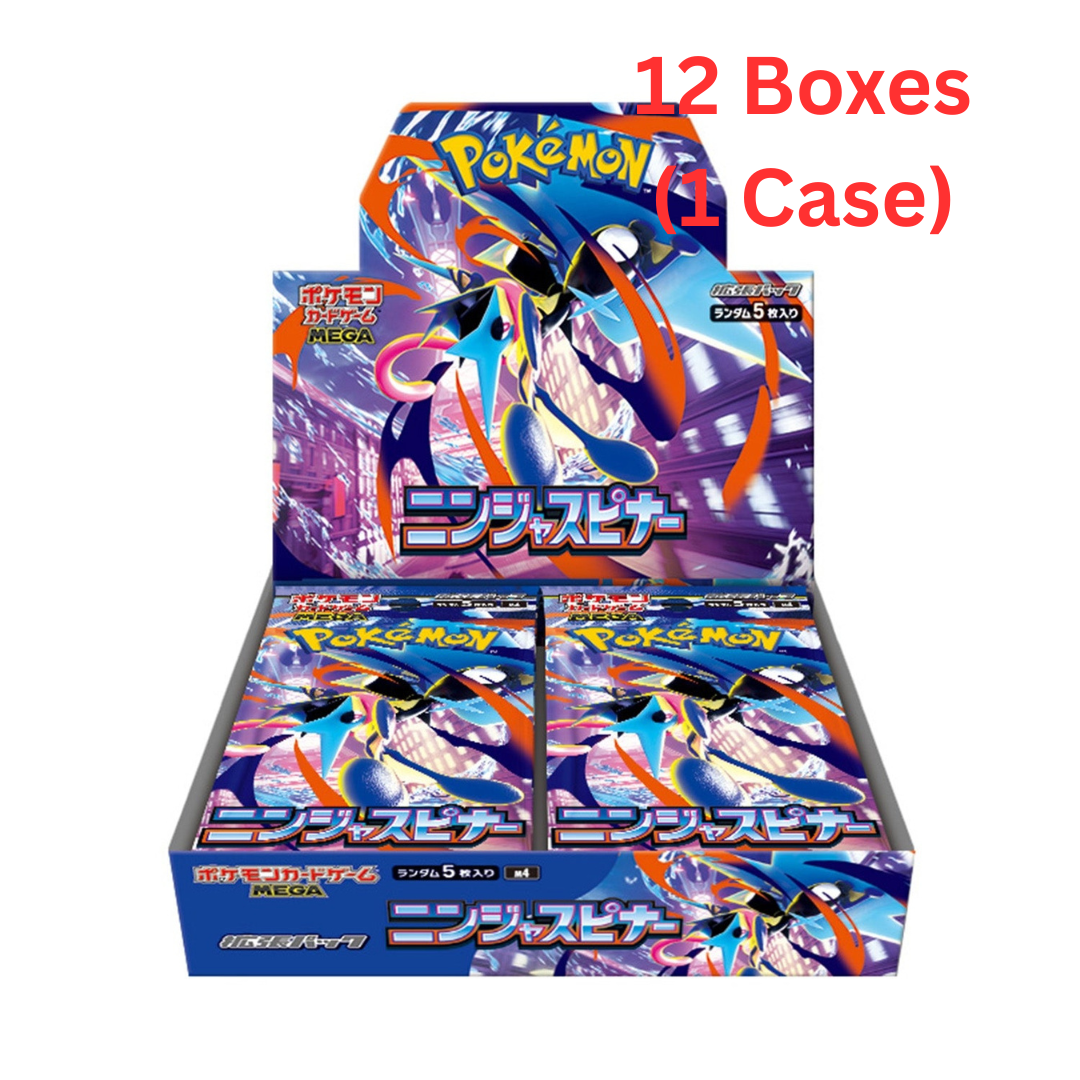 Pokémon TCG: (1 Case) MEGA Ninja Spinner m4 BOX - NEW/Sealed (2026/03/13)