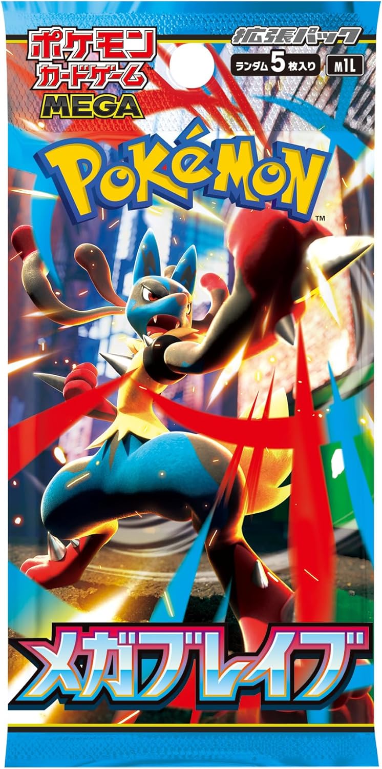 بوكيمون تي سي جي: (1 صندوق) MEGA Evolution Mega Brave m1L BOX - جديد/مغلف (2025/08/01)