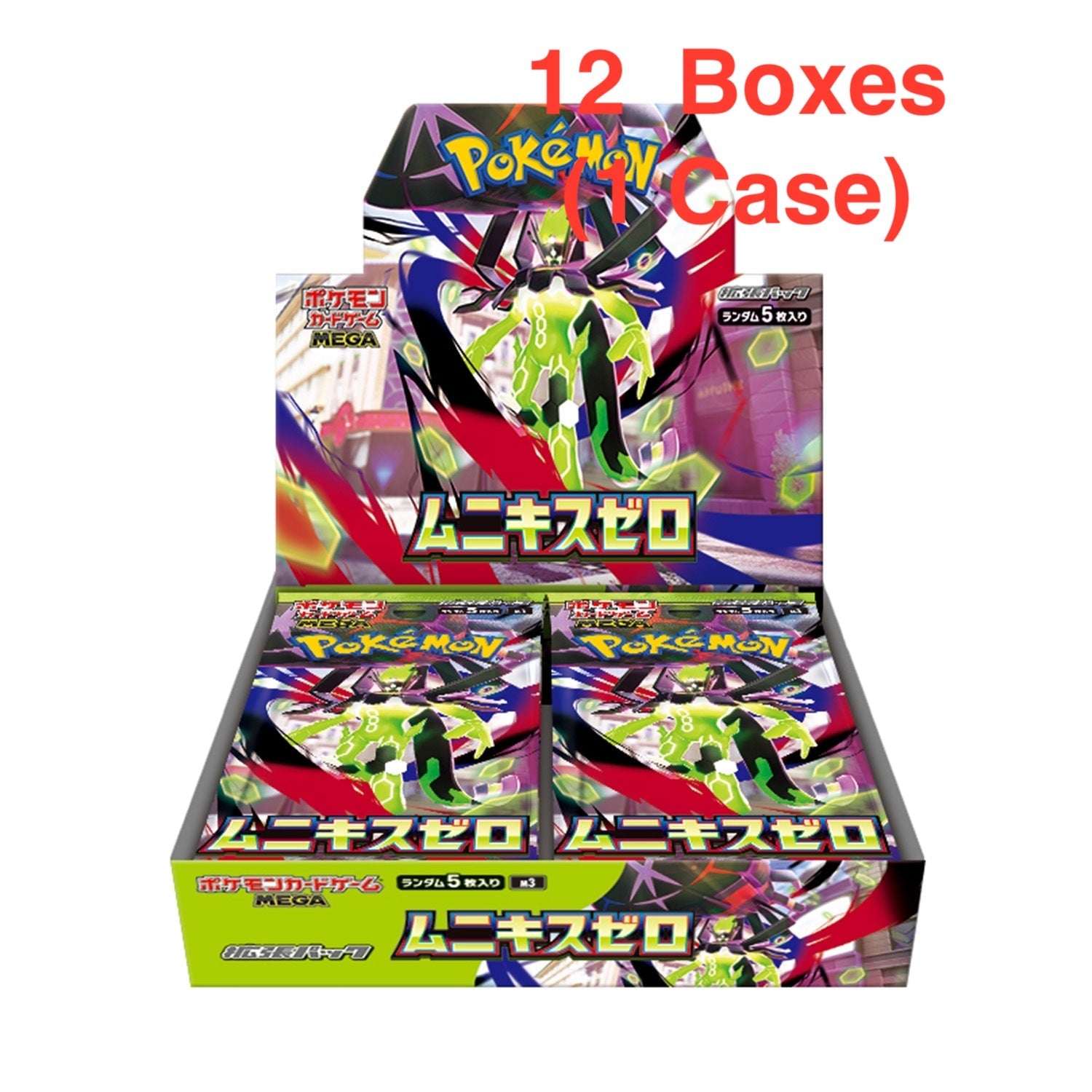 Pokémon TCG: (1 Case) MEGA Munix Zero (Munikis Zero) m3 BOX - NEW/Sealed (2026/01/23)