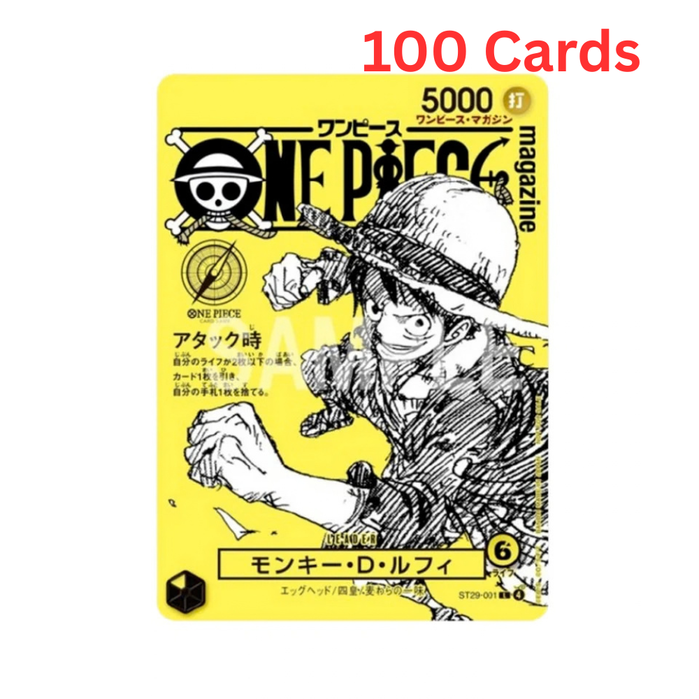 One Piece TCG: [Pre-order] (Set 100 Cards) Monkey D Luffy SR ST29-001 Vol 21 Promo Card (2026/12/11)