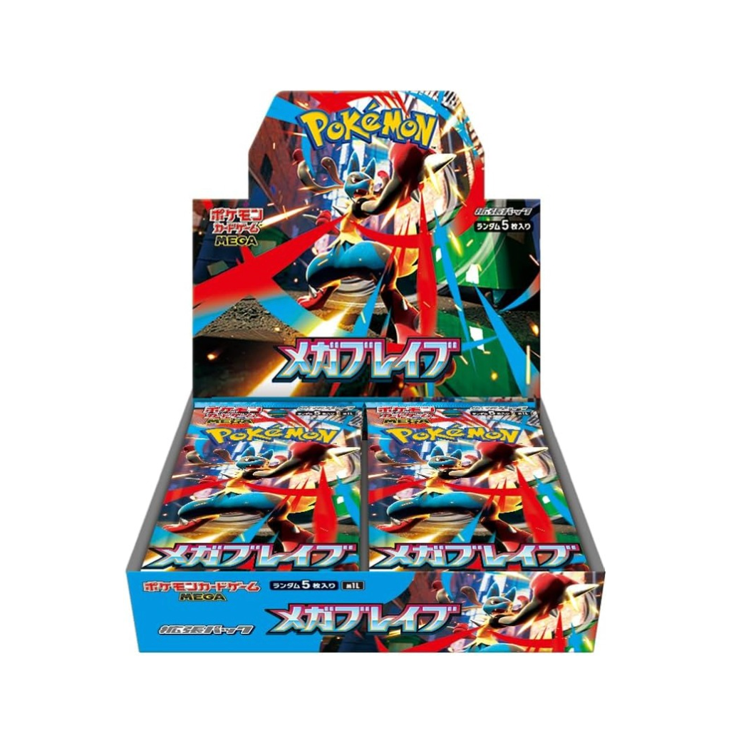بوكيمون TCG: صندوق MEGA Evolution Mega Brave m1L - جديد/مغلق (2025/08/01)